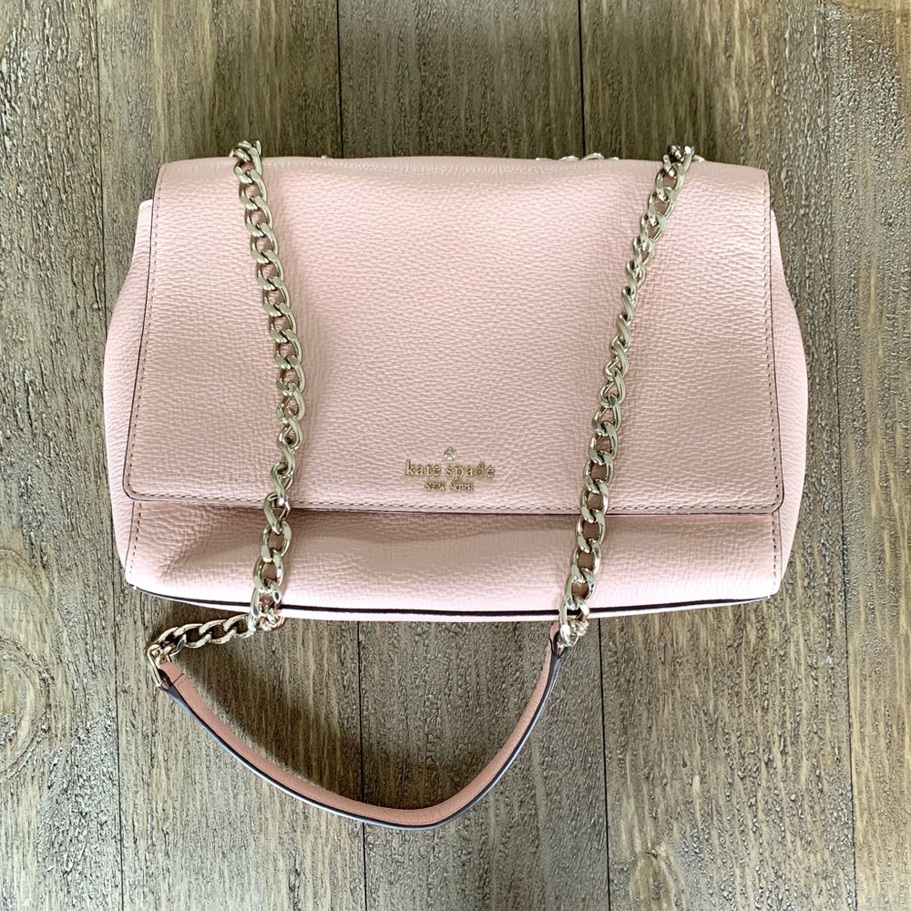 Kate Spade Light Pink Leather Shoulder Bag